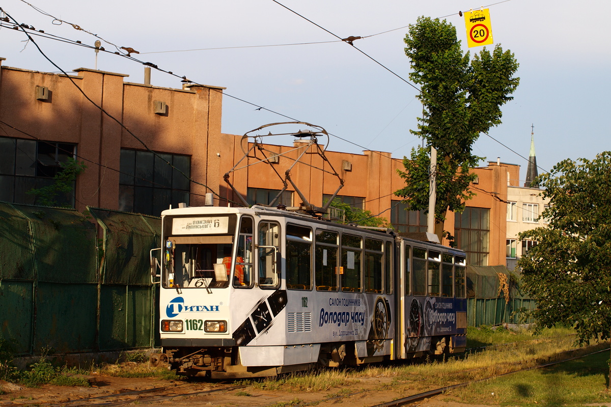 Львов, Tatra KT4D № 1162