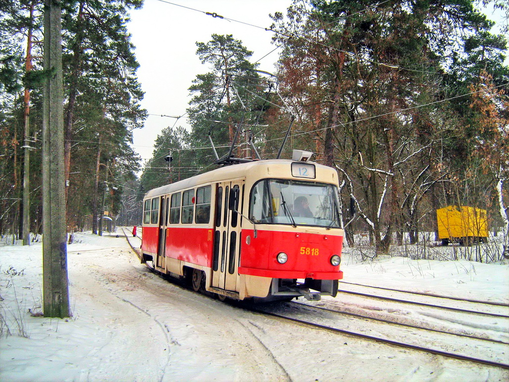 Киев, Tatra T3SU № 5818
