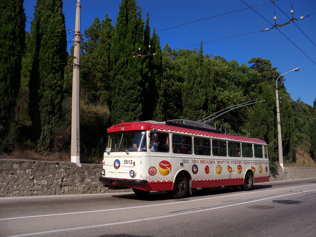 Krimmi trollid (Simferopol - Alušta - Jalta), Škoda 9Tr19 № 5513