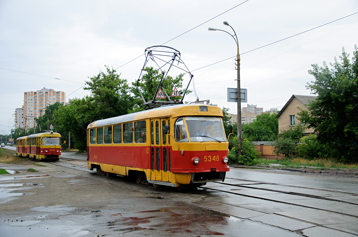 Киев, Tatra T3SU (двухдверная) № 5346