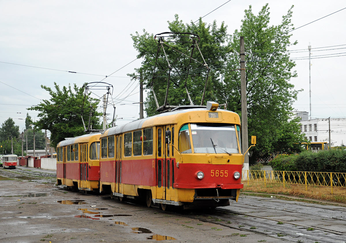 Киев, Tatra T3SU № 5655
