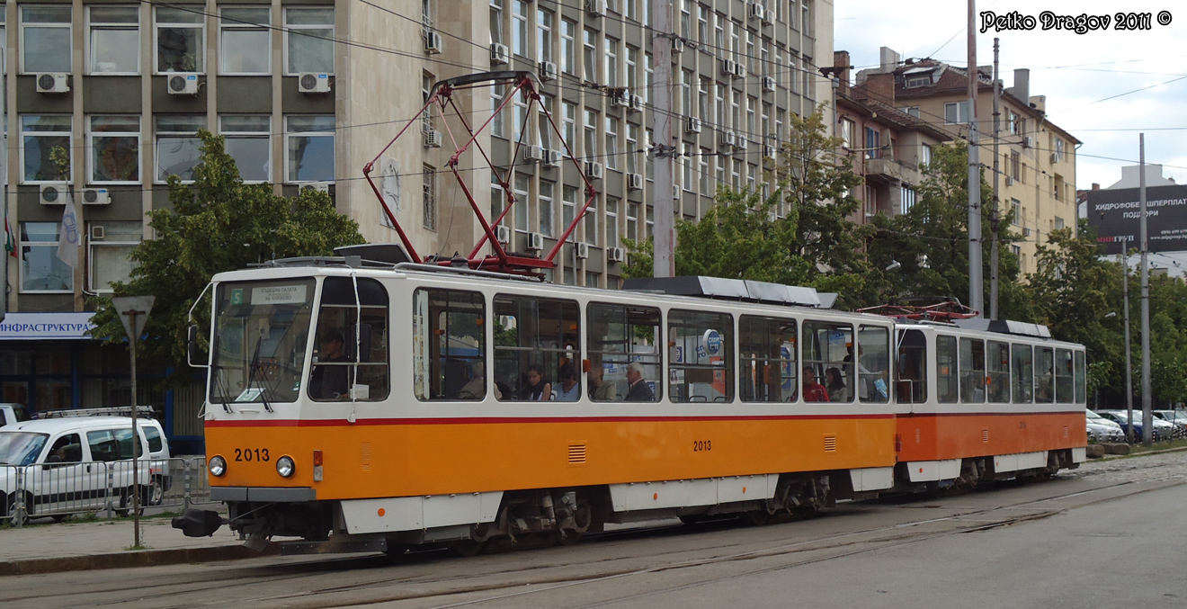 София, Tatra T6A2B № 2013 София, Tatra T6A2B № 2013