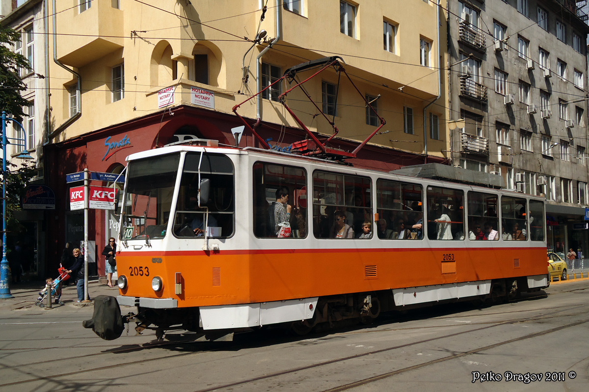 Sofia, Tatra T6A2SF # 2053