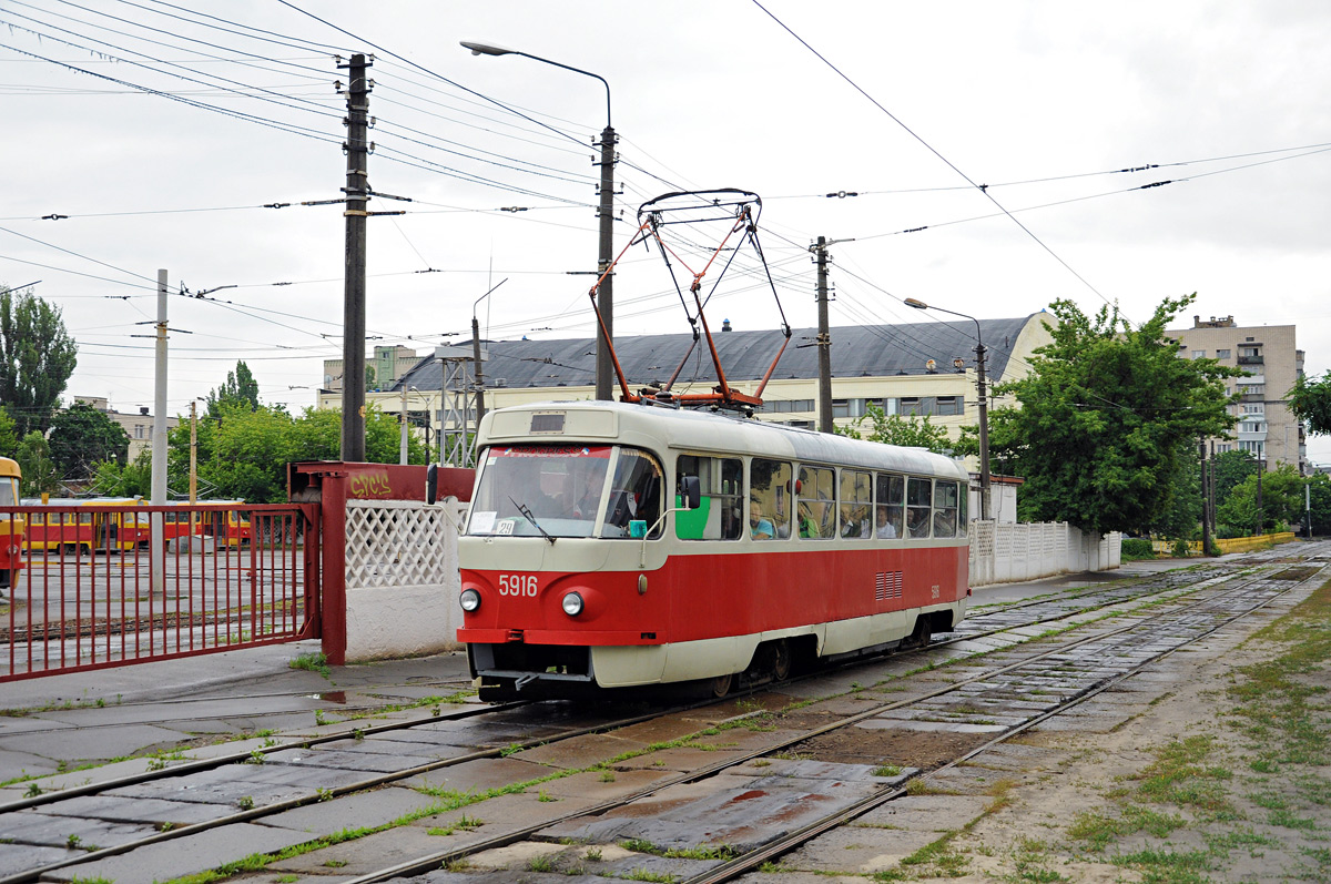 Киев, Tatra T3P № 5916