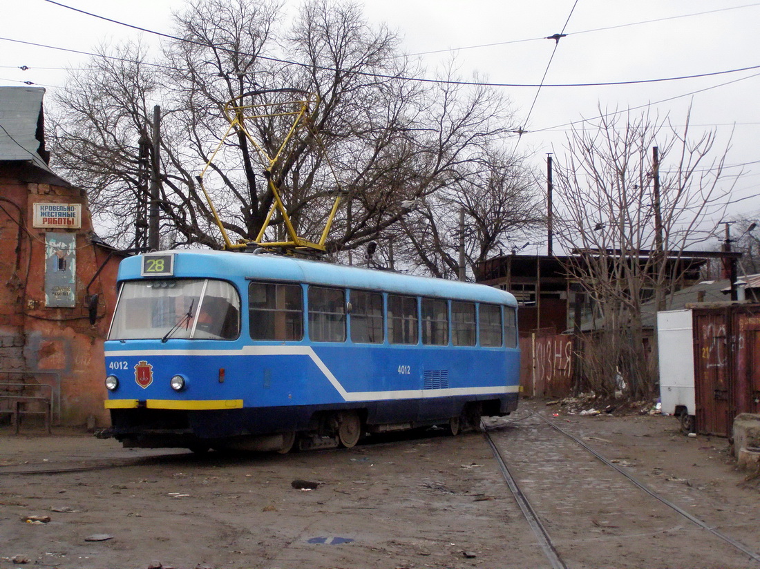 Одесса, Tatra T3R.P № 4012