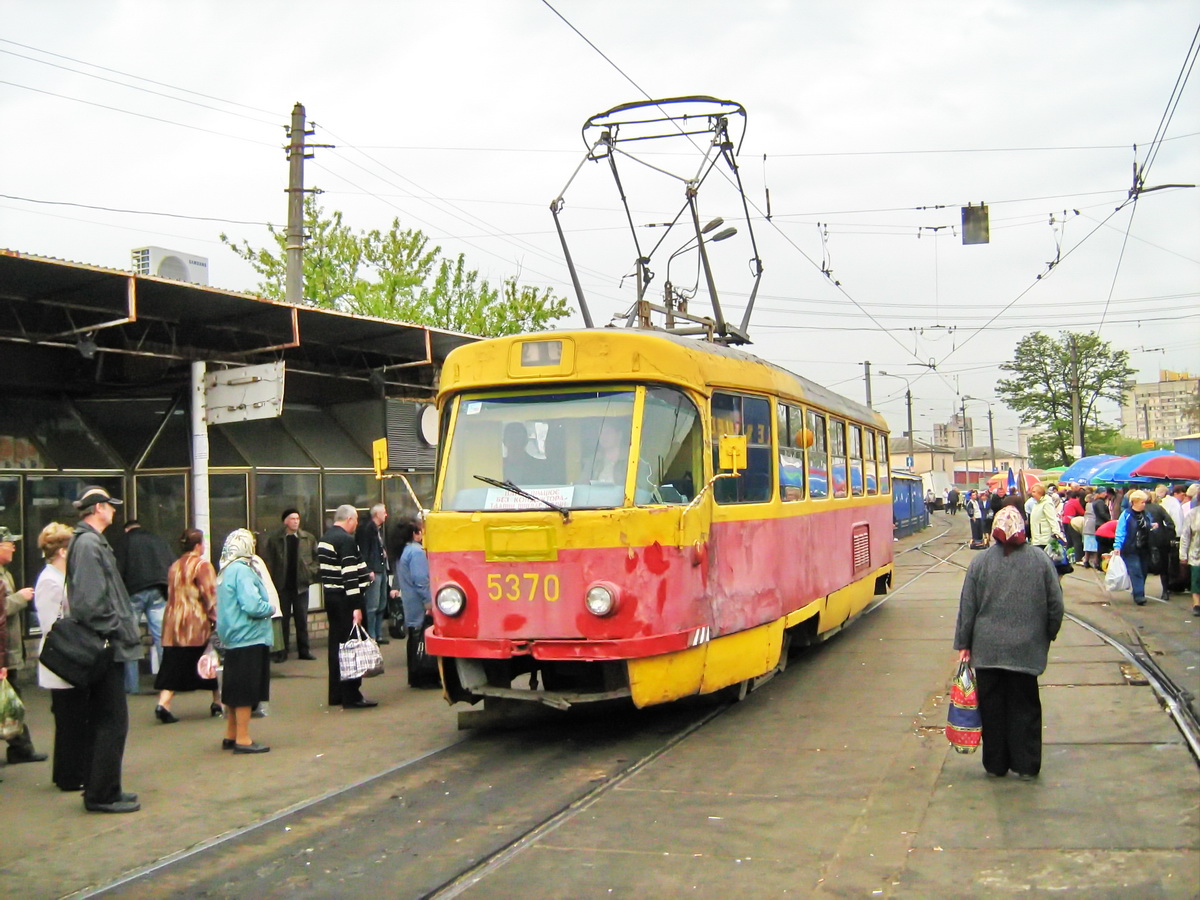 Киев, Tatra T3SU (двухдверная) № 5370