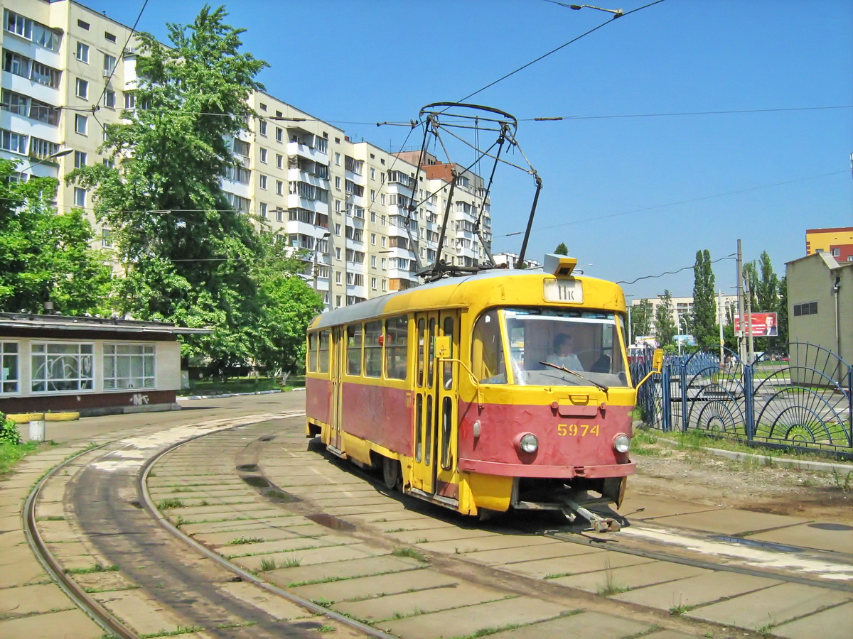 Киев, Tatra T3SU № 5974