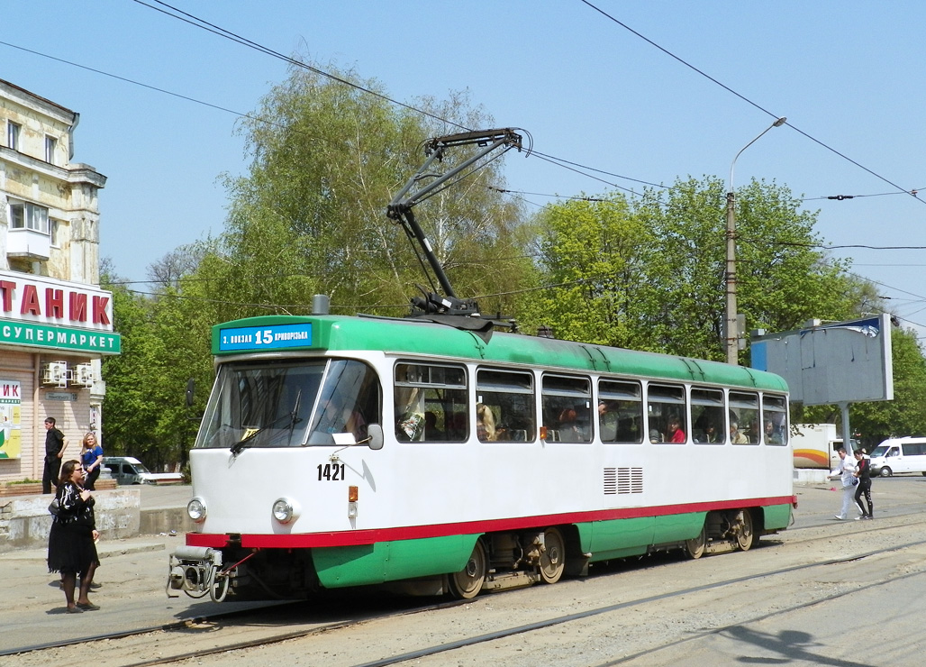 Днепр, Tatra T4DM № 1421