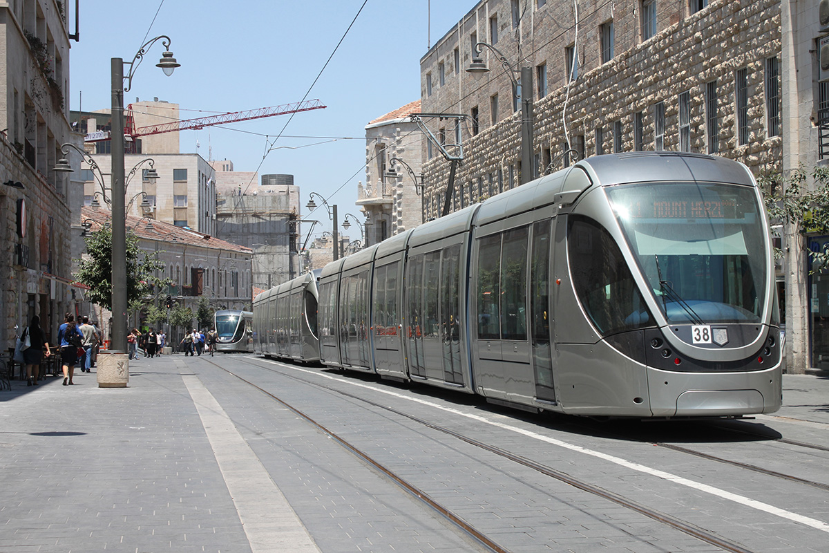 Иерусалим, Alstom Citadis 302 № 38