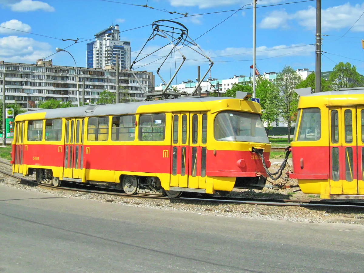 Киев, Tatra T3SU № 5498