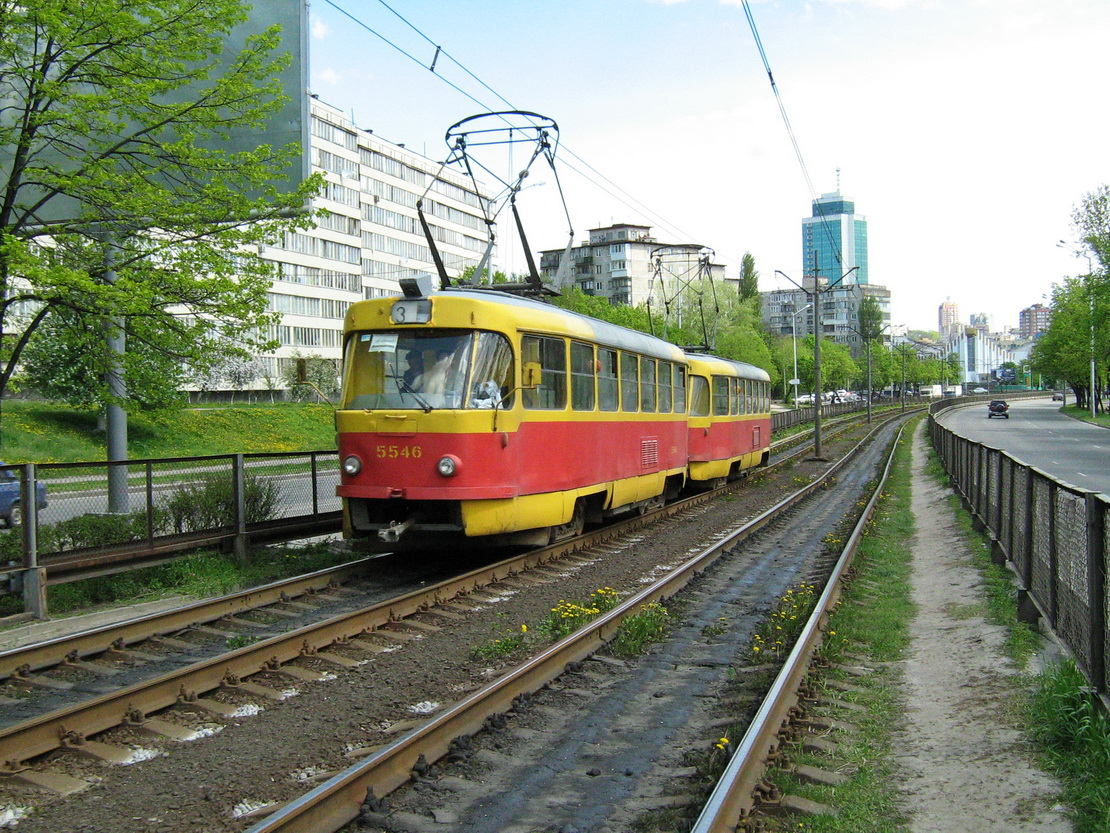 Киев, Tatra T3SU № 5546