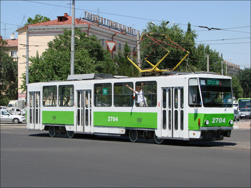 Tashkent, Tatra T6B5SU № 2704