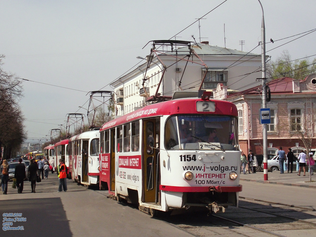 Ульяновск, Tatra T3SU № 1154