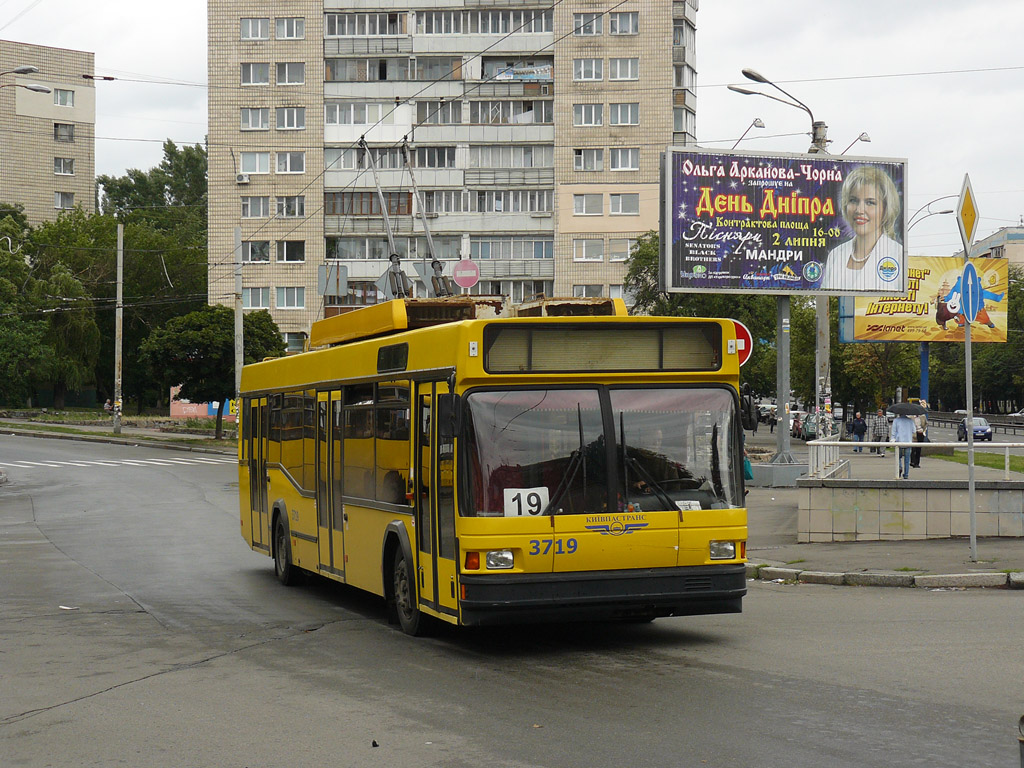 Київ, МАЗ-ЭТОН Т103 № 3719