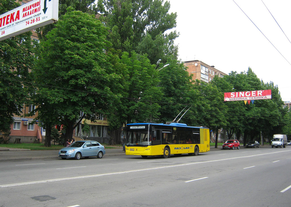 Кривий Ріг, ЛАЗ E183D1 № 662