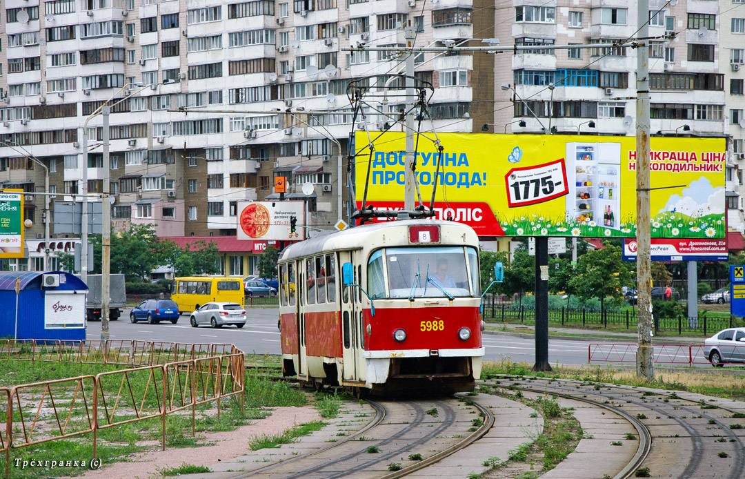 Киев, Tatra T3SU № 5988