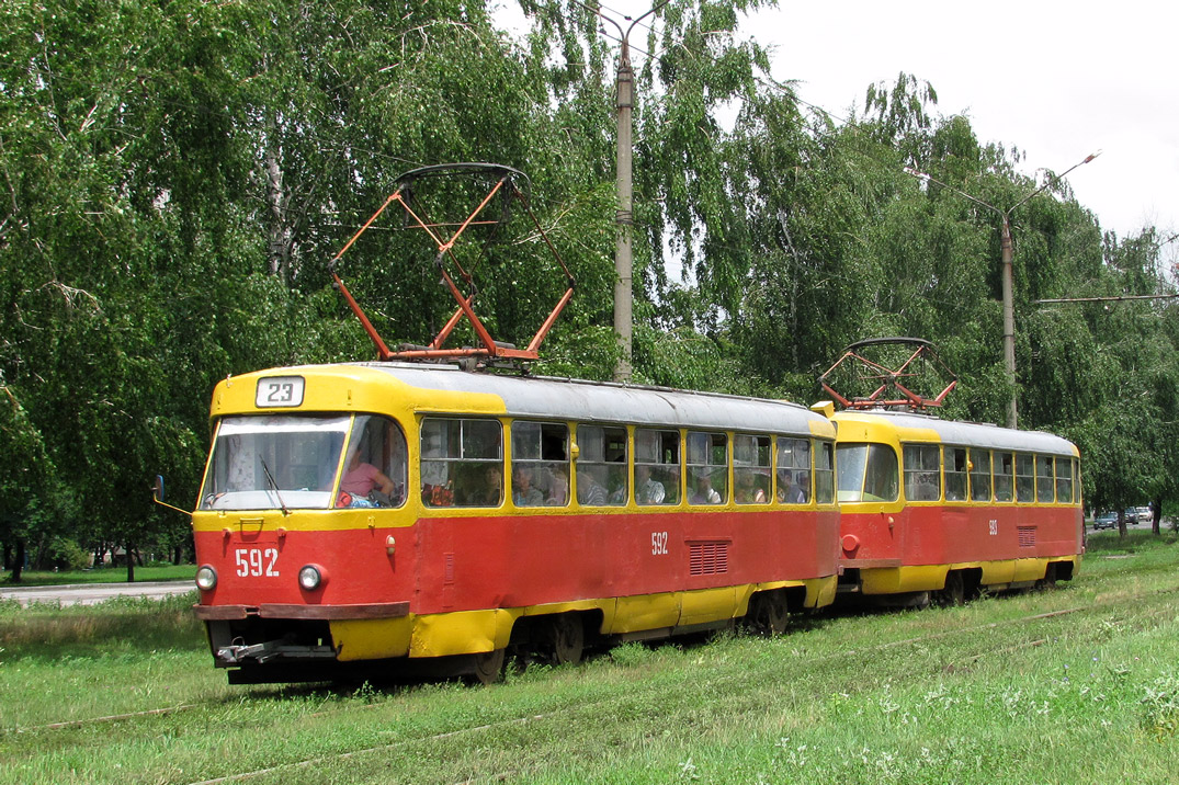 Charków, Tatra T3SU Nr 592