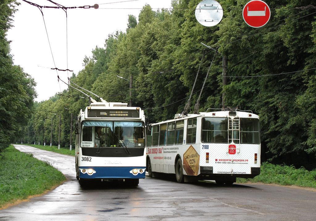 Рязань, ЗиУ-682Г-016.03 № 3082; Рязань, ЗиУ-682Г [Г00] № 2100; Рязань — Лесопарк