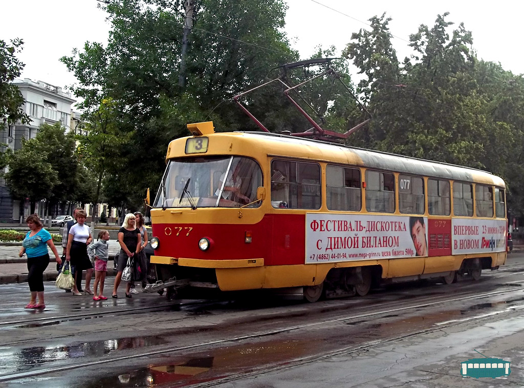 Орёл, Tatra T3SU № 077