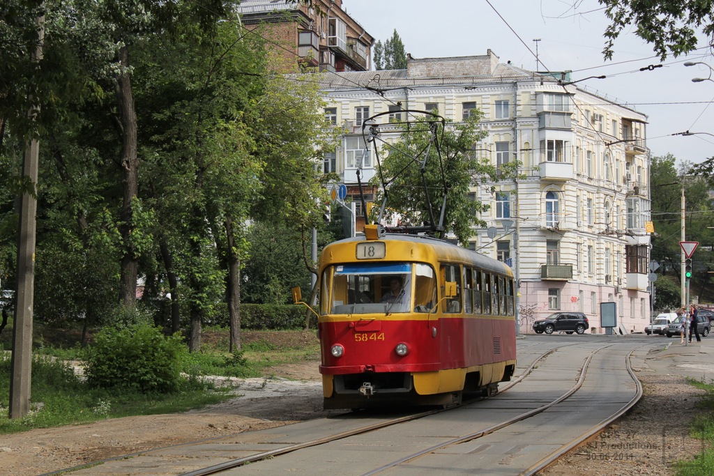 Киев, Tatra T3SU № 5844