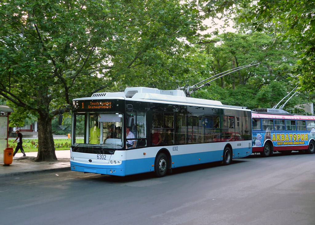 Крымский троллейбус, Богдан Т70110 № 6302