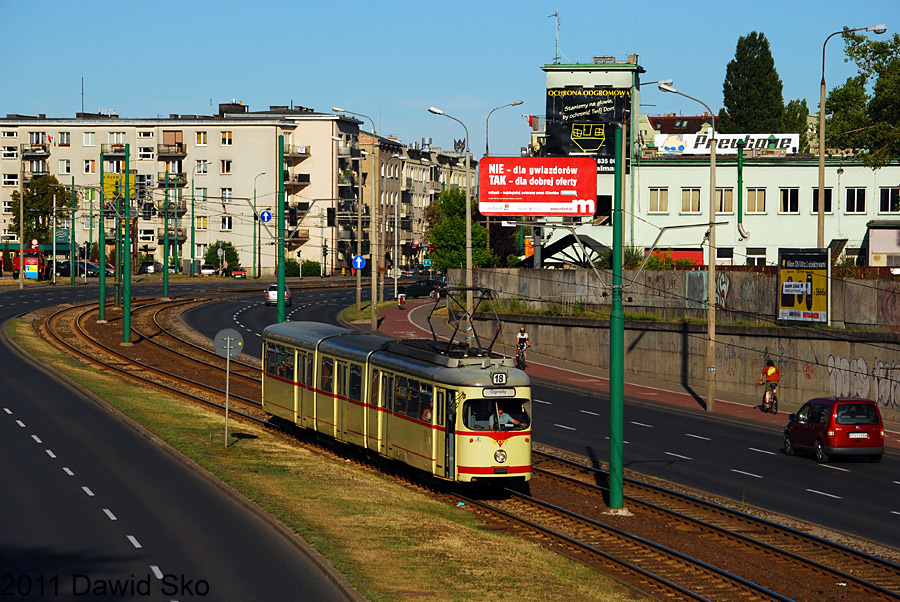 Познань, Duewag GT8 № 707