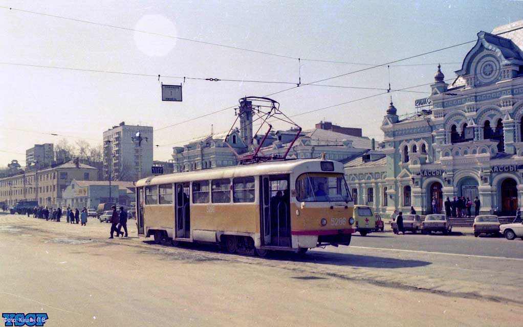 Москва, Tatra T3SU № 5286