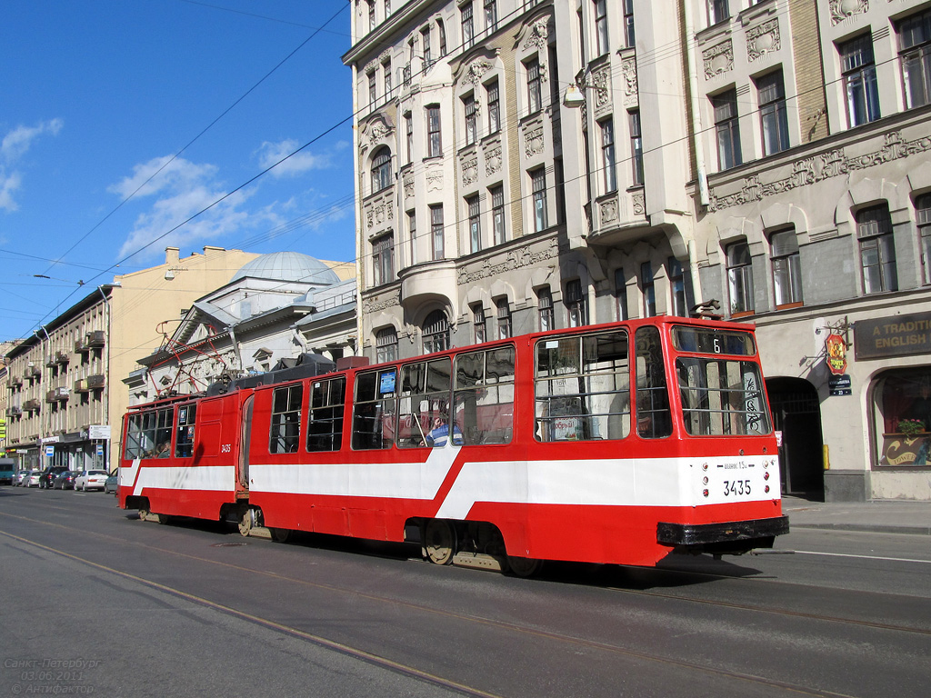 Санкт-Петербург, ЛВС-86К № 3435