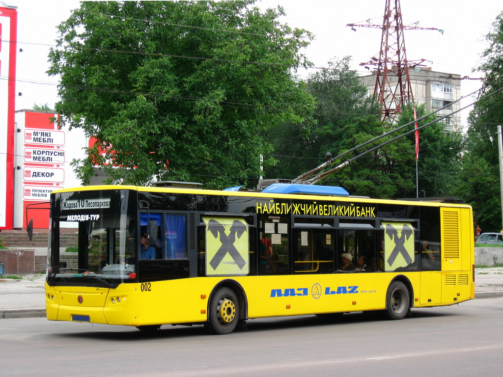 Кропивницкий, ЛАЗ E183D1 № 002