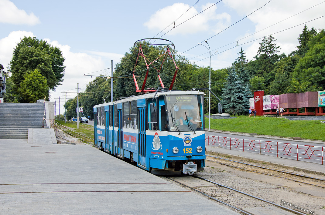 Винница, Tatra KT4SU № 152