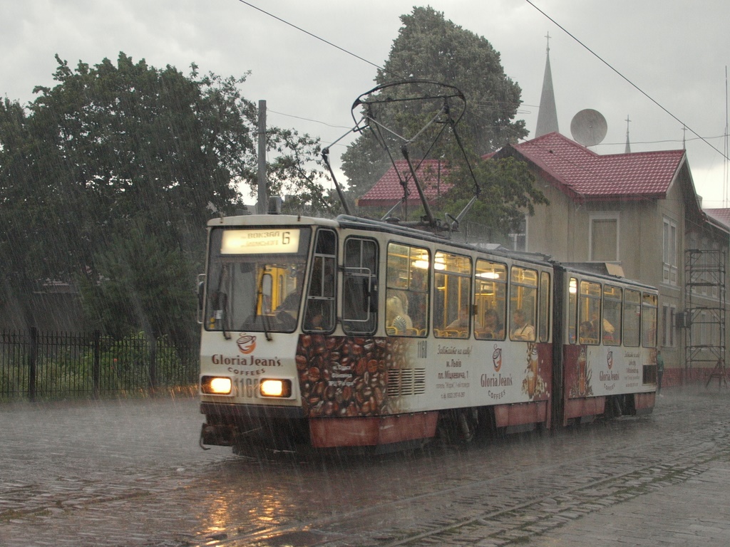 Львов, Tatra KT4D № 1168
