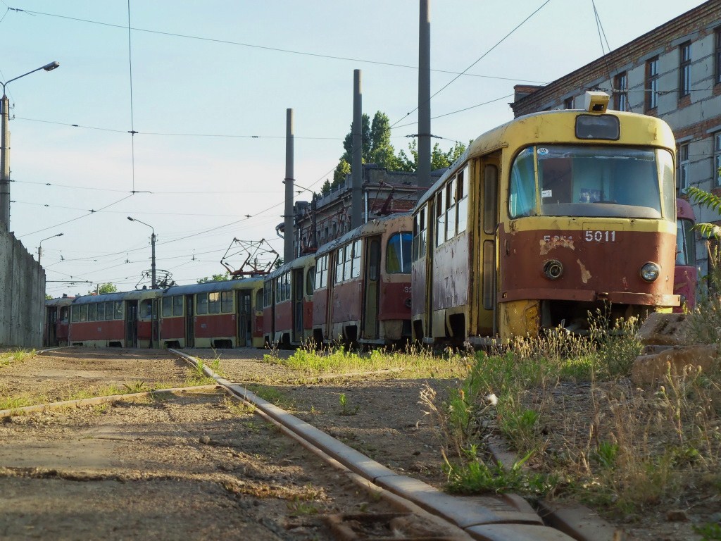 Odessa, Tatra T3SU Nr 5011; Odessa — Tramway Depot #2