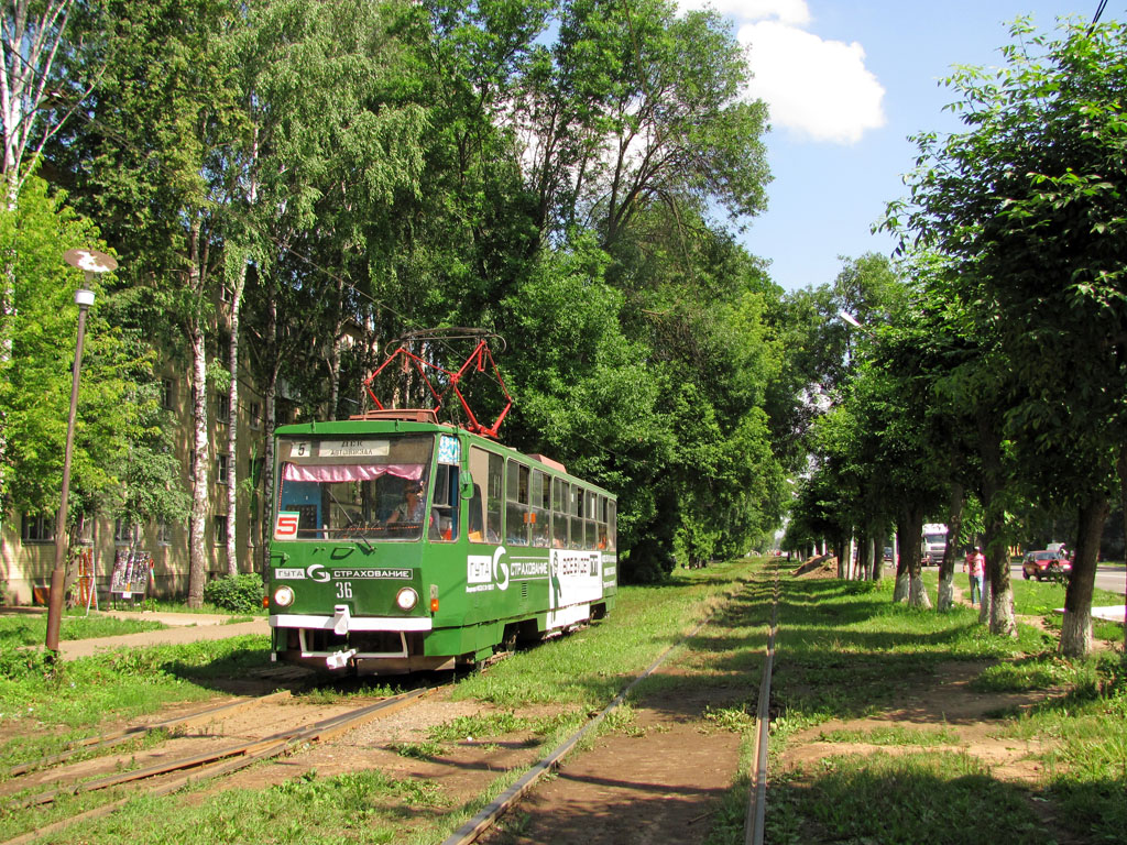 Тверь, Tatra T6B5SU № 36; Тверь — Трамвайные линии: Заволжский район