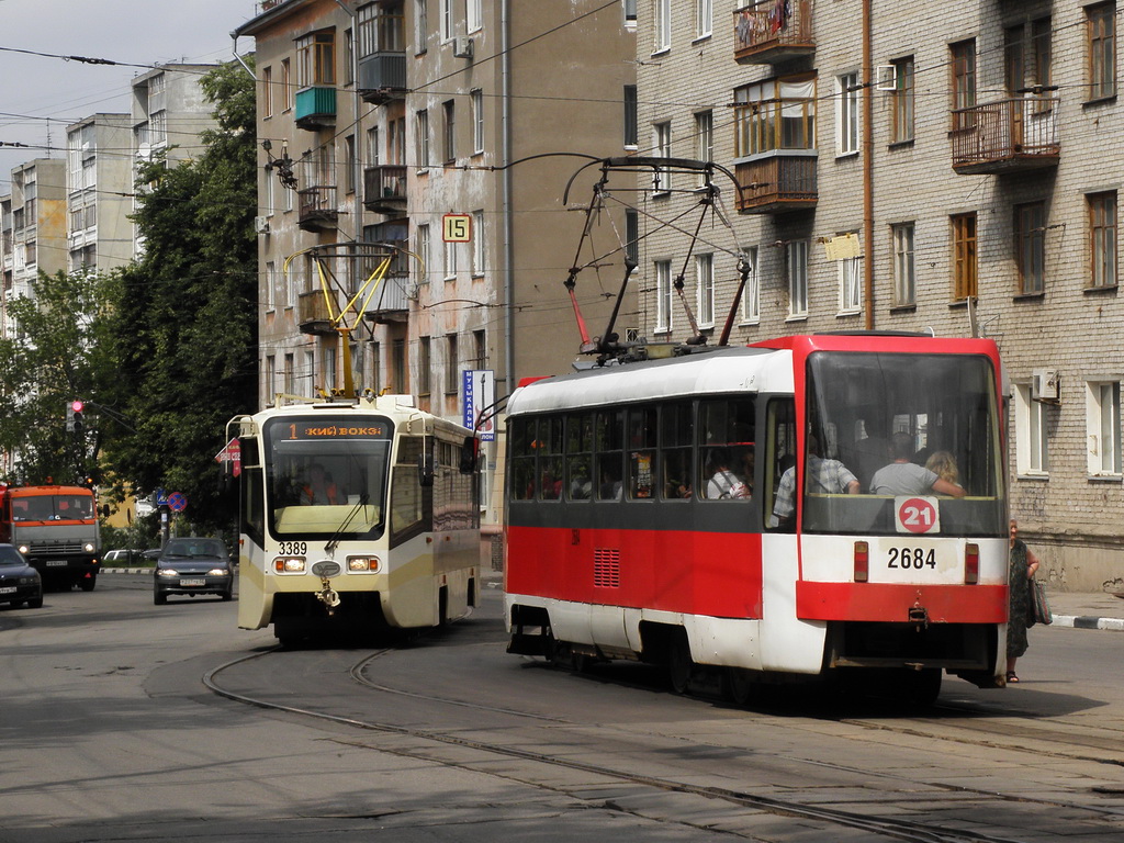 Нижний Новгород, 71-619КТ № 3389; Нижний Новгород, Tatra T3SU КВР ТРЗ № 2684