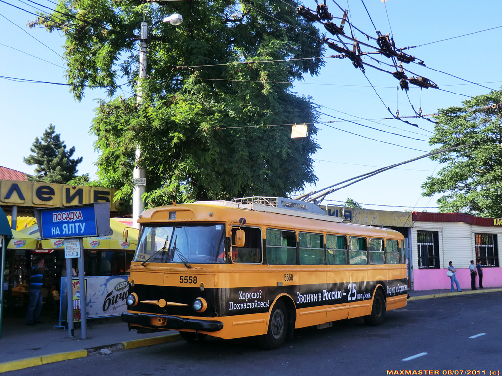 Крымский троллейбус, Škoda 9Tr21 № 5558