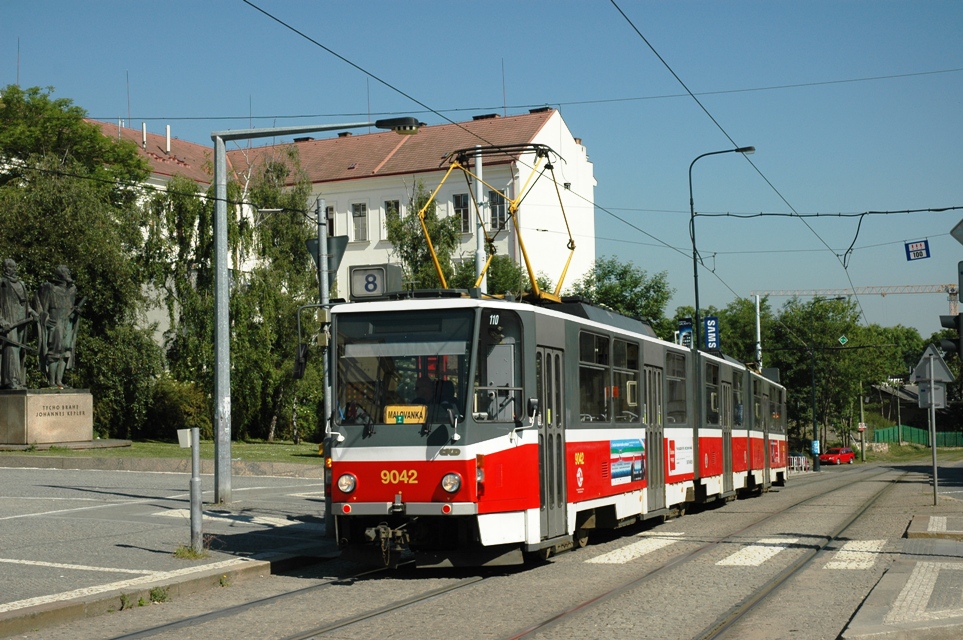 Прага, Tatra KT8D5 № 9042