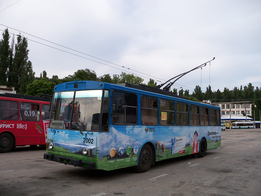 Crimean trolleybus, Škoda 14Tr02/6 # 2002