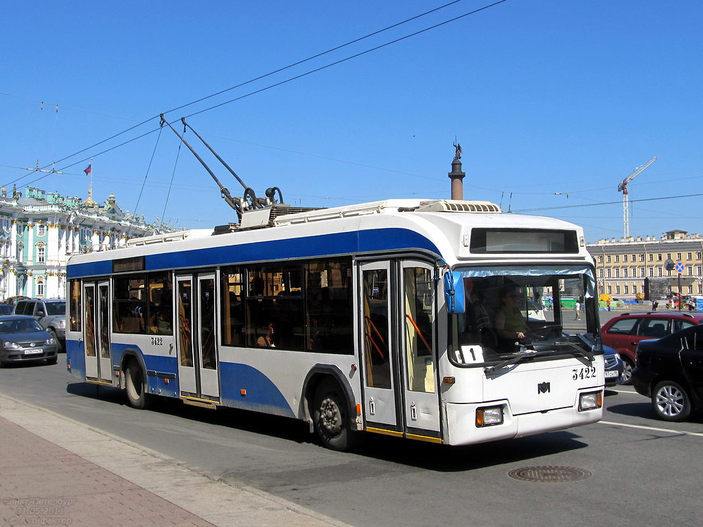 Санкт-Петербург, БКМ 321 № 3422