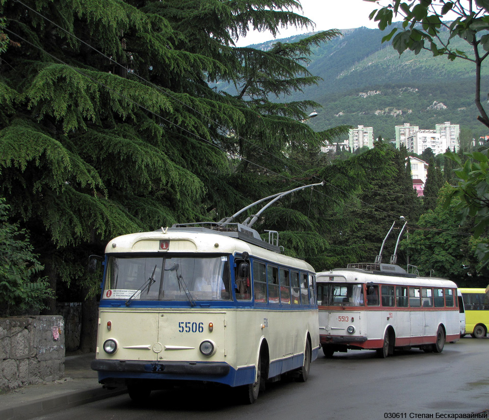 Krimmi trollid (Simferopol - Alušta - Jalta), Škoda 9Tr19 № 5506