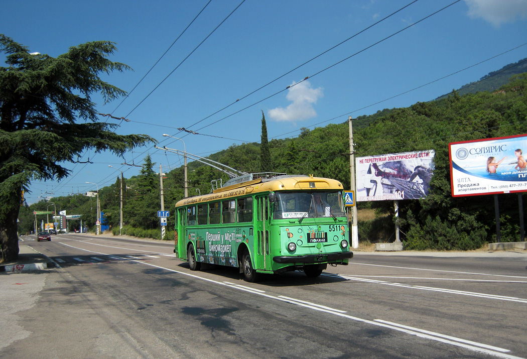 Крымский троллейбус, Škoda 9Tr19 № 5511