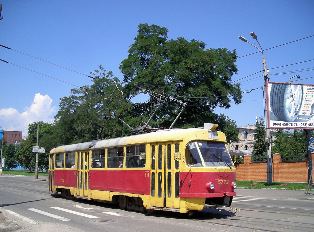 Киев, Tatra T3SU № 5772