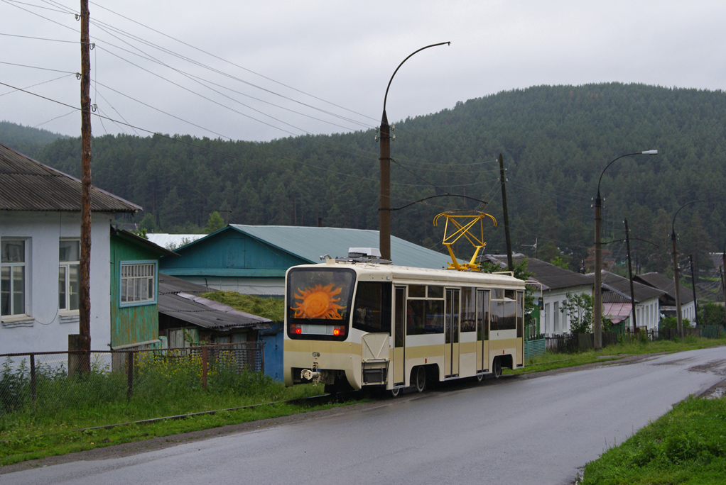 Prokopyevsk, 71-619KT # 197; Ust-Katav — Action “Funny tram” (2011) Prokopyevsk, 71-619KT # 197; Ust-Katav — Action “Funny tram” (2011)