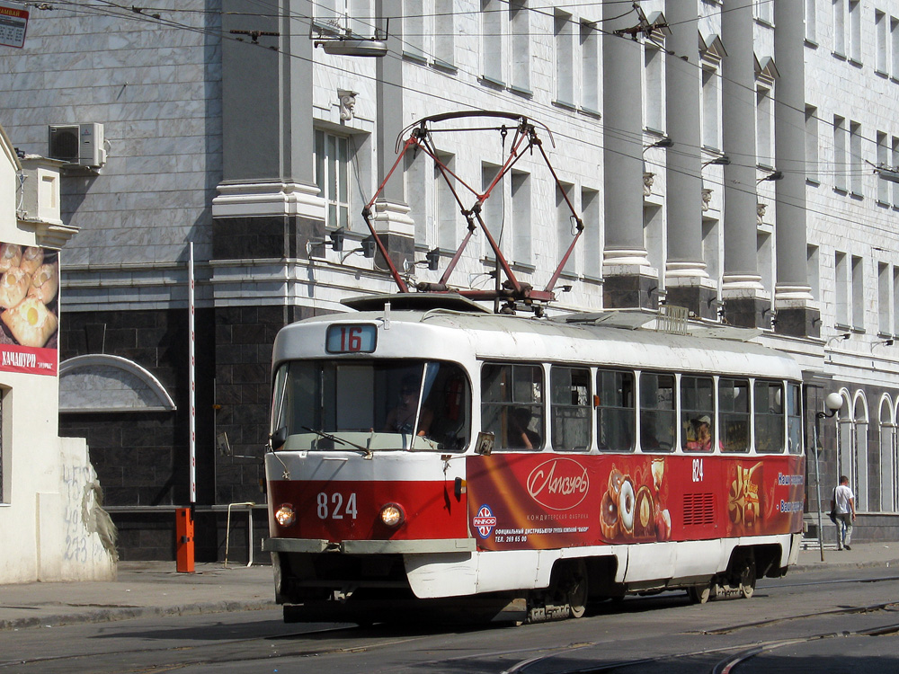 Самара, Tatra T3SU № 824
