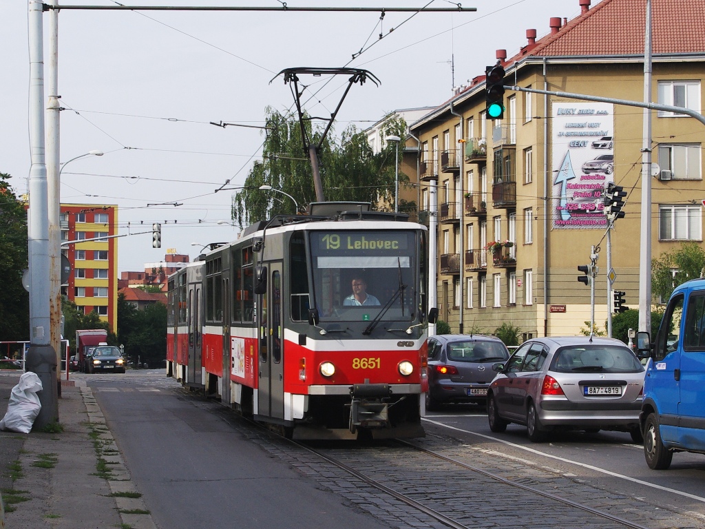 Прага, Tatra T6A5 № 8651