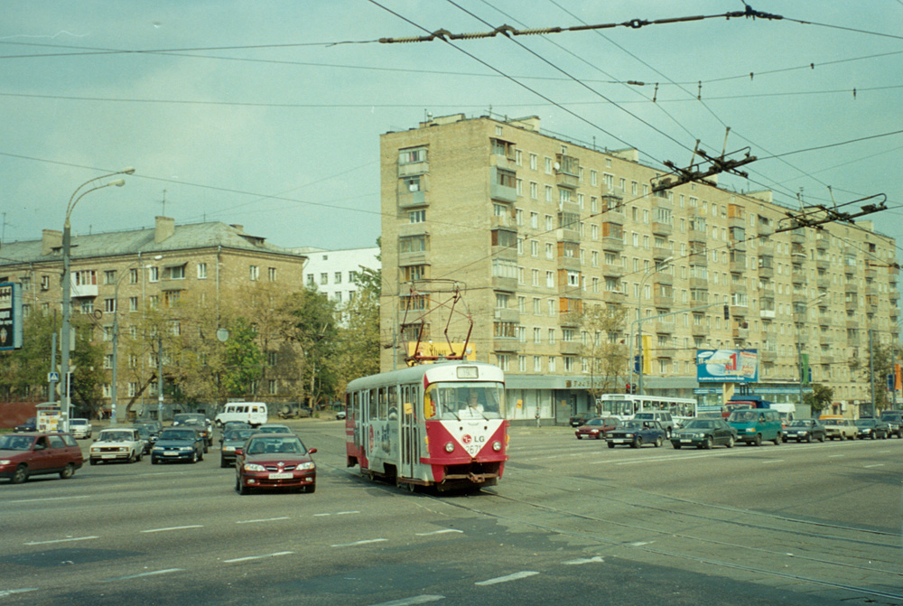 Москва, Tatra T3SU № 2671