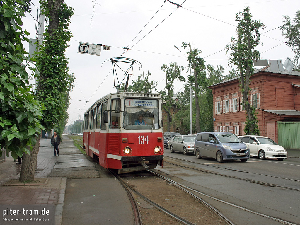 Иркутск, 71-605 (КТМ-5М3) № 134 Иркутск, 71-605 (КТМ-5М3) № 134