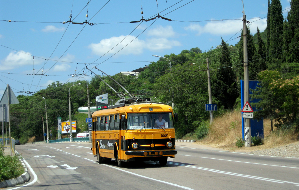 Крымский троллейбус, Škoda 9Tr19 № 5501