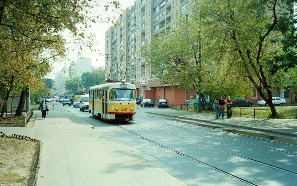 Москва, Tatra T3SU № 2681