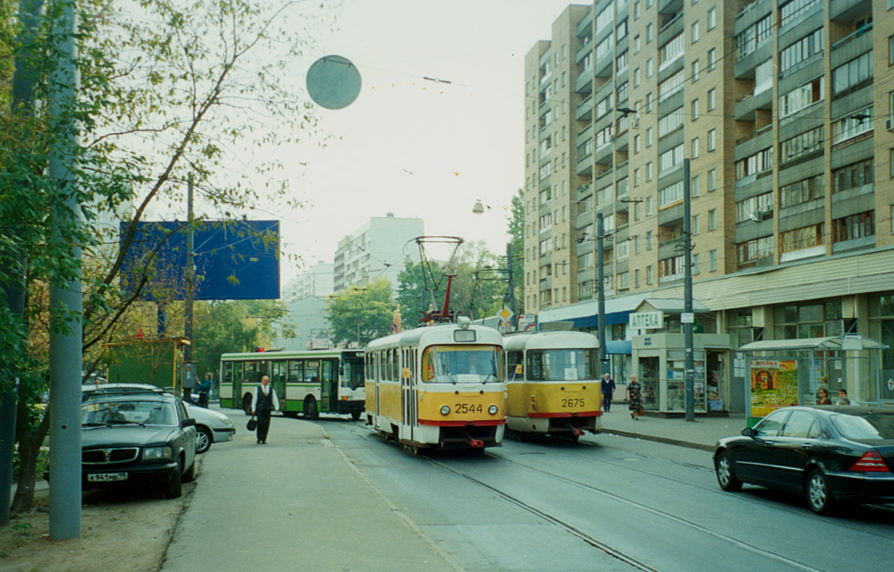 Москва, Tatra T3SU № 2544; Москва, Tatra T3SU № 2675