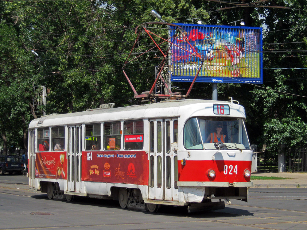 Самара, Tatra T3SU № 824